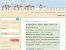 Tablet Screenshot of 4thefamily.us